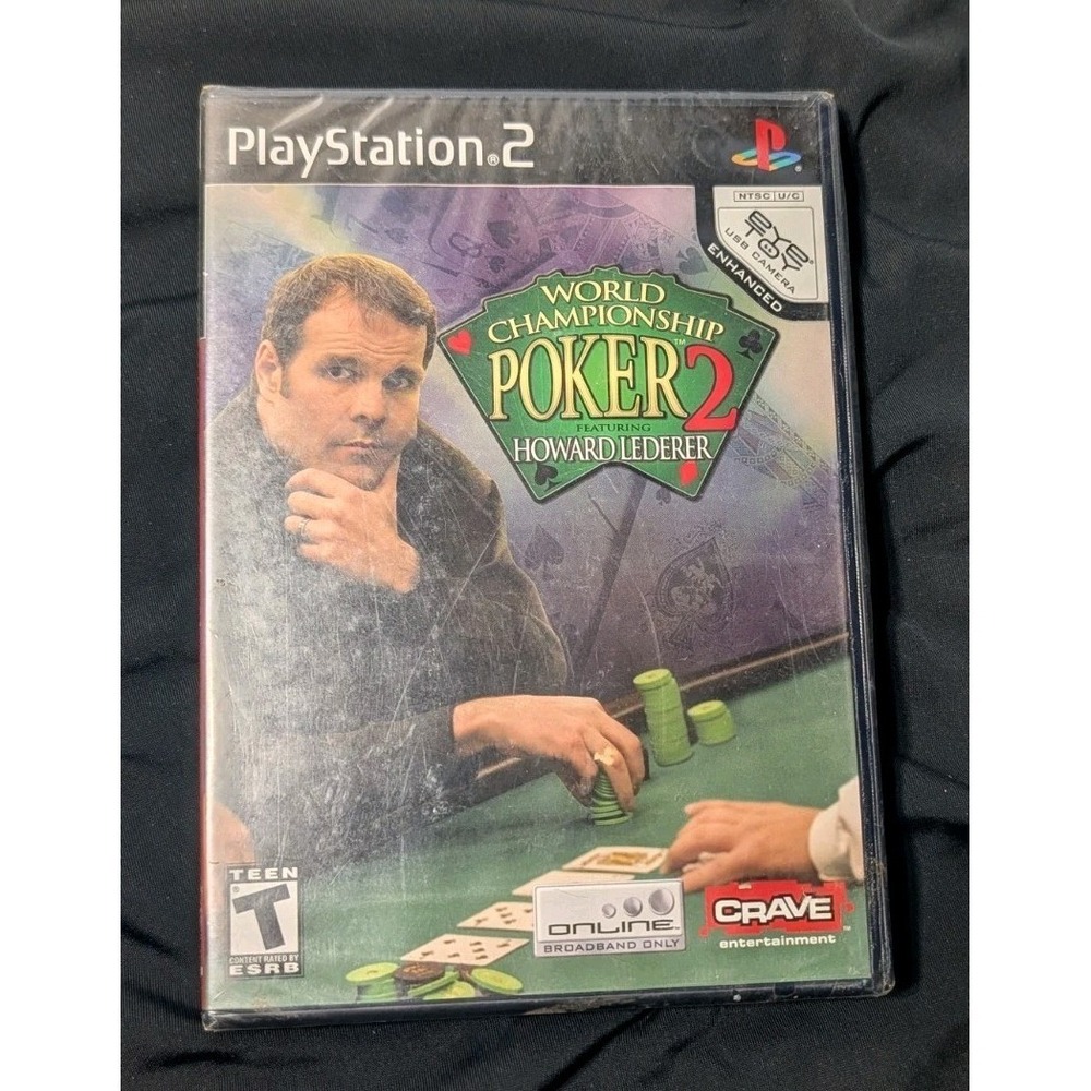 World Championship Poker 2 Featuring Howard Lederer‎ (PS2) – New Factory Sealed
